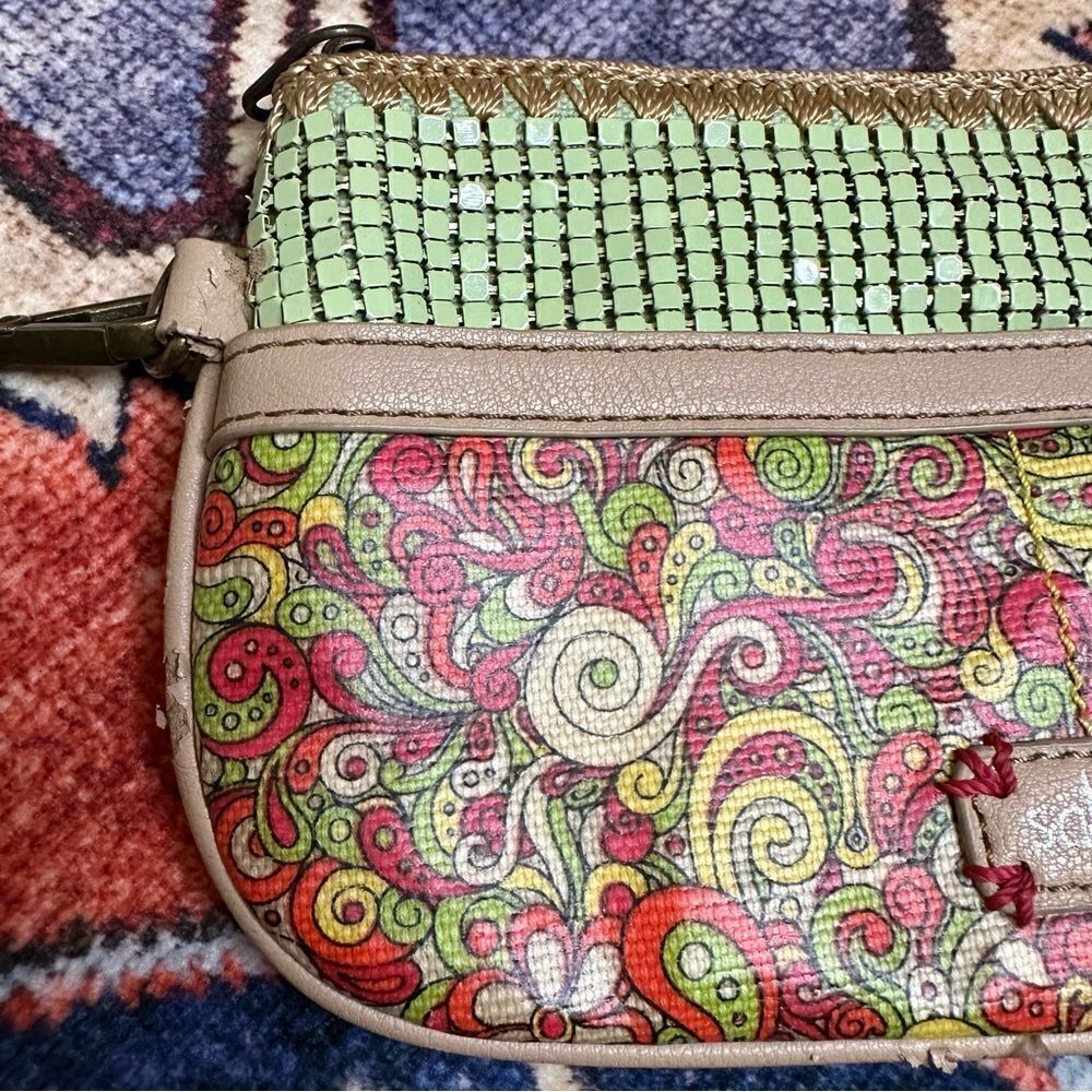 SakRoots small colorful coin purse makeup bag clutch - Picture 3 of 16